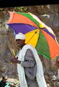 Mnich bhem Timkatu. Lalibela. Sever,  Etiopie.