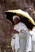 Mnich bhem Timkatu. Lalibela. Sever,  Etiopie.
