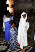 Vc v kostele bhem Timkatu. Lalibela. Sever,  Etiopie.
