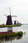 V�trn� ml�ny. Kinderdijk. Nizozemsko.