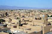 Pohled na msto Yazd. rn.