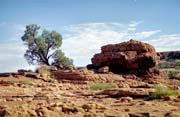 Oblast nazvan Kings Canyon (Watarrka National Park). Austrlie.